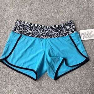 Nwt lululemon run times shorts.